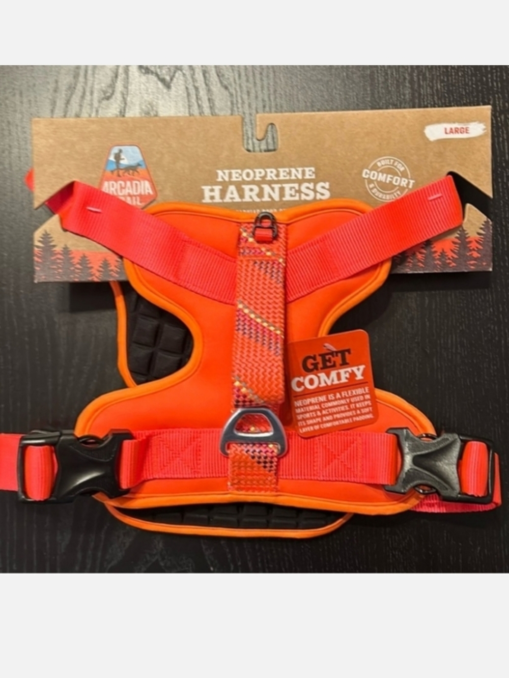 NWT XL dog neoprene harness Arcadia Trail